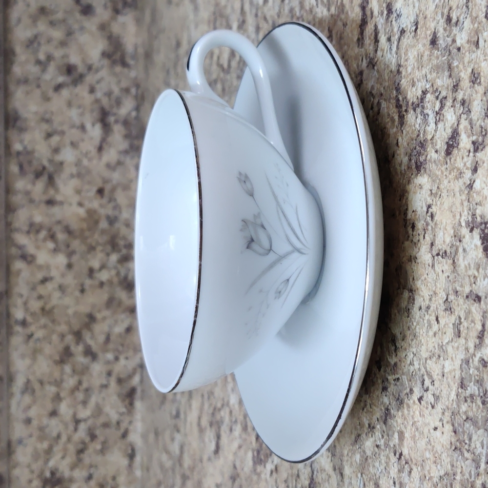 Royal Elegance by Creative Flat Cup & Saucer Set